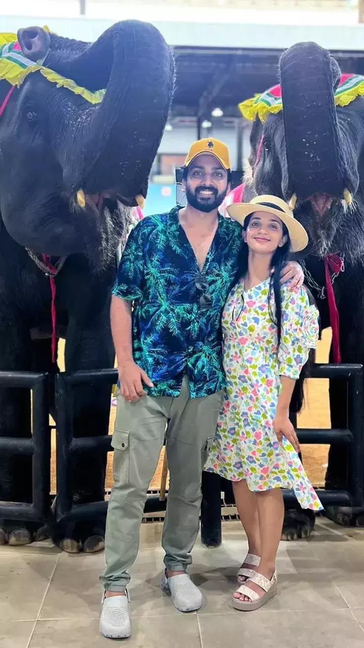 तस्वीरों में: थाईलैंड में थेजस और मालविका ने एन्जॉय किया हनीमून