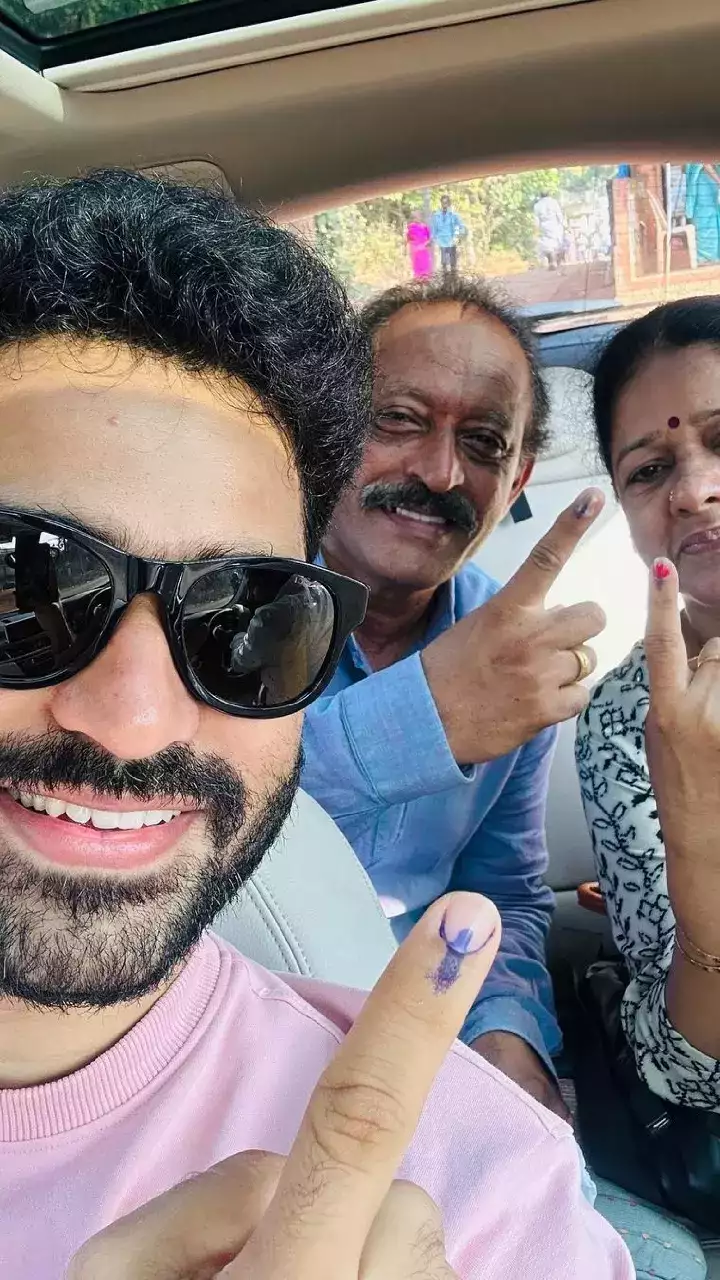 कर्नाटक चुनाव 2023 में वोट डालने के दौरान कन्नड़ टीवी अभिनेताओं ने क्या पहना था, यहां देखें
