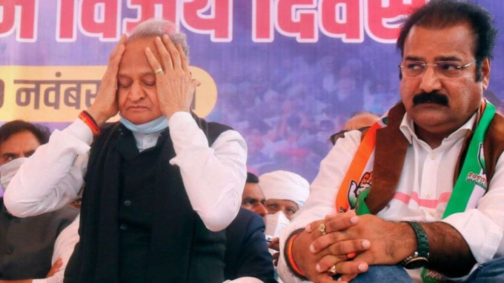 मंत्री प्रताप सिंह खाचरियावास फिर आए मुख्यमंत्री अशोक गहलोत के खिलाफ? कहा- जयपुर के टुकड़े नहीं होने देंगे.. 2 gehlot and khachariyavas