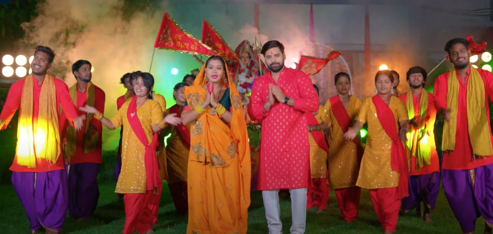 भोजपुरी सुपर स्टार राकेश मिश्रा और शिवानी पांडेय ने देवी गीत “ये मईया” में किया माँ दुर्गा का आह्वान