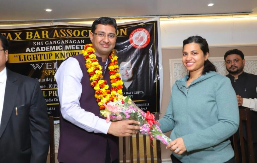 टैक्स बार एसोसिएशन द्वारा आयोजित "लाइटअप नॉलेज" में एडवोकेट रवि गुप्ता ने जीएसटी की धारा 16 (4) पर चर्चा की 15 img 20240220 0858563918015192644313825